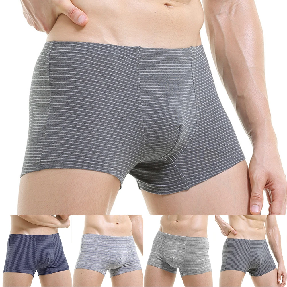 Men Sexy Breathable Stripe Cotton Underwear Bikini Middle Waist Underpants Shorts Pouch Boxers Briefs Trunks
Men Sexy Breathable Stripe Cotton Underwear Bikini Middle Waist Underpants Shorts Pouch Boxers Briefs Trunks