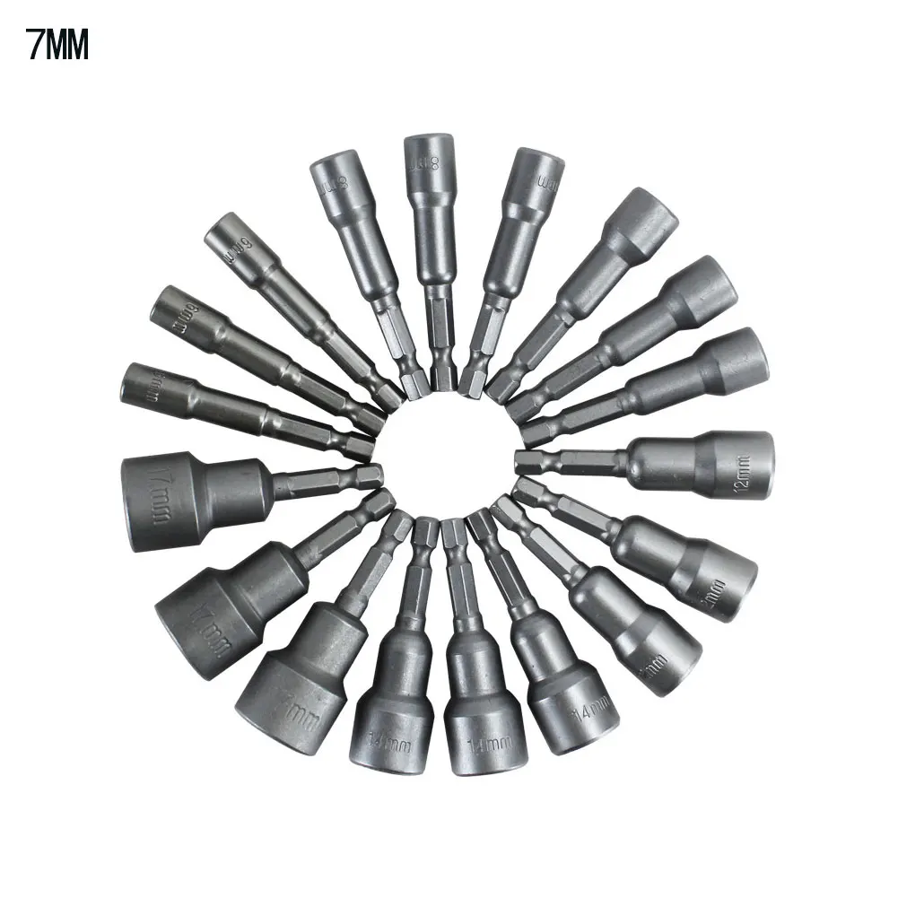 Magnetic Sleeve Electric Drill Accessories Cordless Drill Screwdriver Sleeve Six Point Socket 6-19MM Drill Screwdriver
Magnetic Sleeve Electric Drill Accessories Cordless Drill Screwdriver Sleeve Six Point Socket 6-19MM Drill Screwdriver