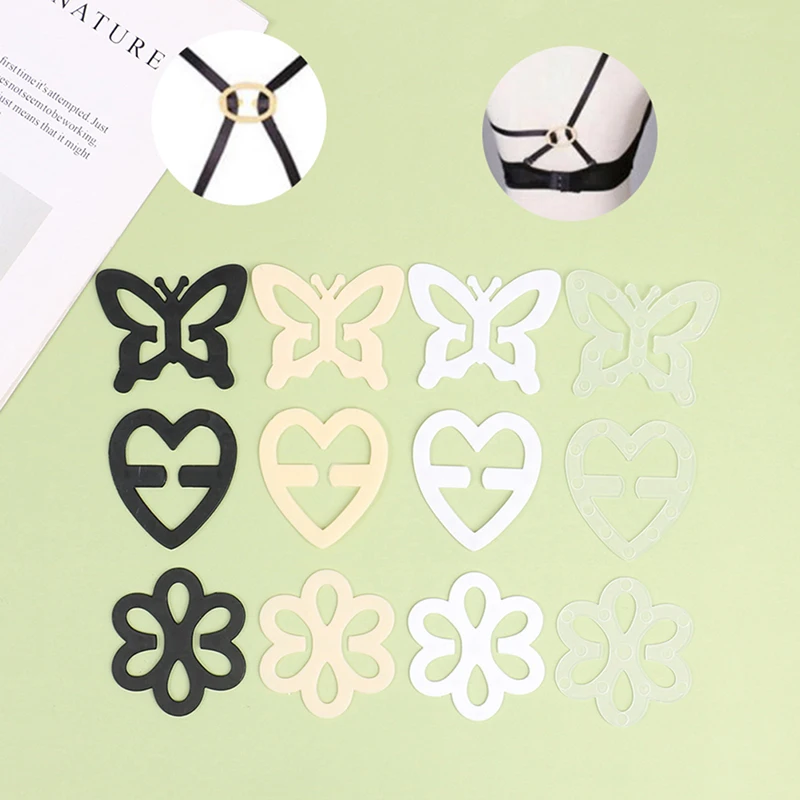 4Pcs Invisible Underwear Non-slip Buckle Cross Strap Buckle Underwear Fasteners Butterfly Heart-shaped Plum-shaped Bra Buckle
4Pcs Invisible Underwear Non-slip Buckle Cross Strap Buckle Underwear Fasteners Butterfly Heart-shaped Plum-shaped Bra Buckle
