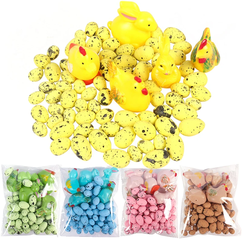 77pcs Painting Foam Easter Egg Chick Bunny Easter Decoration DIY Craft Easter Wreath Kids Gift Favor Home Decor Easter Party
77pcs Painting Foam Easter Egg Chick Bunny Easter Decoration DIY Craft Easter Wreath Kids Gift Favor Home Decor Easter Party