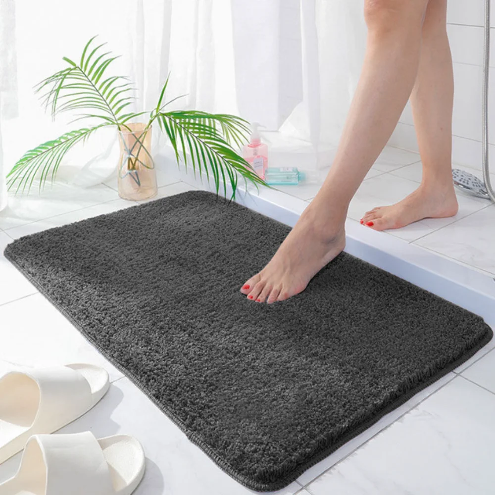Super Thick Fluff Fiber Bath Mats Home Absorbent Floor Mat for Bathroom Door Thicken Soft Rug Non-slip Doormat Shower Room Mat
Super Thick Fluff Fiber Bath Mats Home Absorbent Floor Mat for Bathroom Door Thicken Soft Rug Non-slip Doormat Shower Room Mat