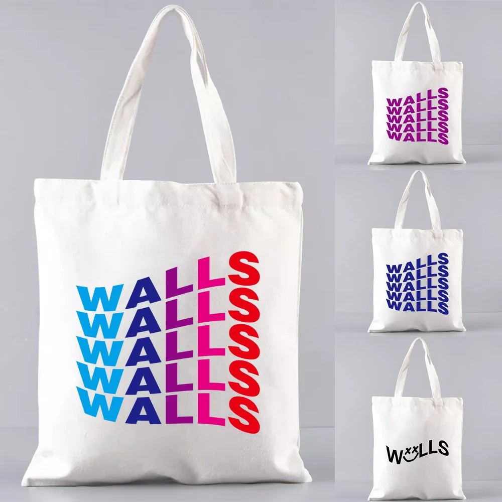 Casual Shopping Women's Bag Canvas Fashion Harajuku Wall Print Reusable Foldable All-match Handbag Large Capacity Shoulder Bag
Casual Shopping Women's Bag Canvas Fashion Harajuku Wall Print Reusable Foldable All-match Handbag Large Capacity Shoulder Bag