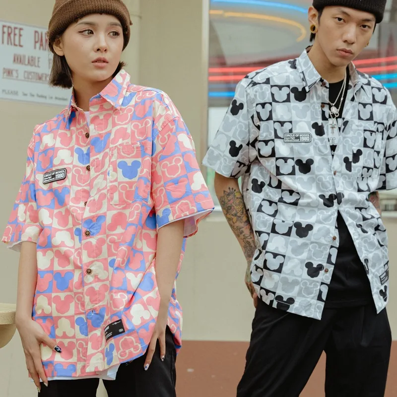 American Cartoon Printed Shirt Female Full Tide Restoring Ancient Ways Of Hawaii Easy Leisure Couple Shirts With Short Sleeves
American Cartoon Printed Shirt Female Full Tide Restoring Ancient Ways Of Hawaii Easy Leisure Couple Shirts With Short Sleeves