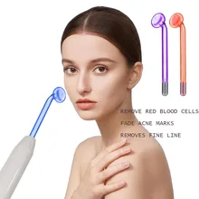 Tube Replacement Electrodes for High Frequency Mushroom Glass Tube Facial Wand Skin Care Ance Spot Wrinkle Removal Anti-Aging