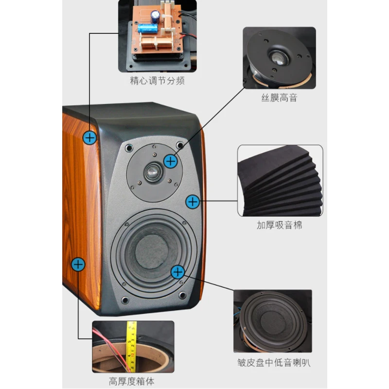 150W 5 Inch High-power Bookshelf Passive Speaker Home Fever HIFI Audio Amplifier Monitor Living Room Front Desktop Speaker
150W 5 Inch High-power Bookshelf Passive Speaker Home Fever HIFI Audio Amplifier Monitor Living Room Front Desktop Speaker