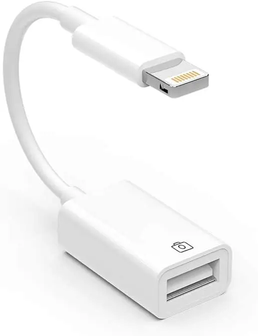 Lightning male to USB female adapter OTG cable for iPhone 11 12 Mini Max Pro xs xr x se2 7 8 plus Ipad air3 A camera Memory Sti
Lightning male to USB female adapter OTG cable for iPhone 11 12 Mini Max Pro xs xr x se2 7 8 plus Ipad air3 A camera Memory Sti