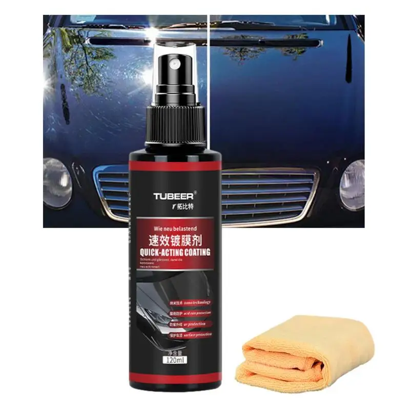 

Car Coating Agent 120ml Nano Car Shield Spray Car Exterior Restorer Anti Fouling Car Coating Ceramic Nano Spray Coating Mist