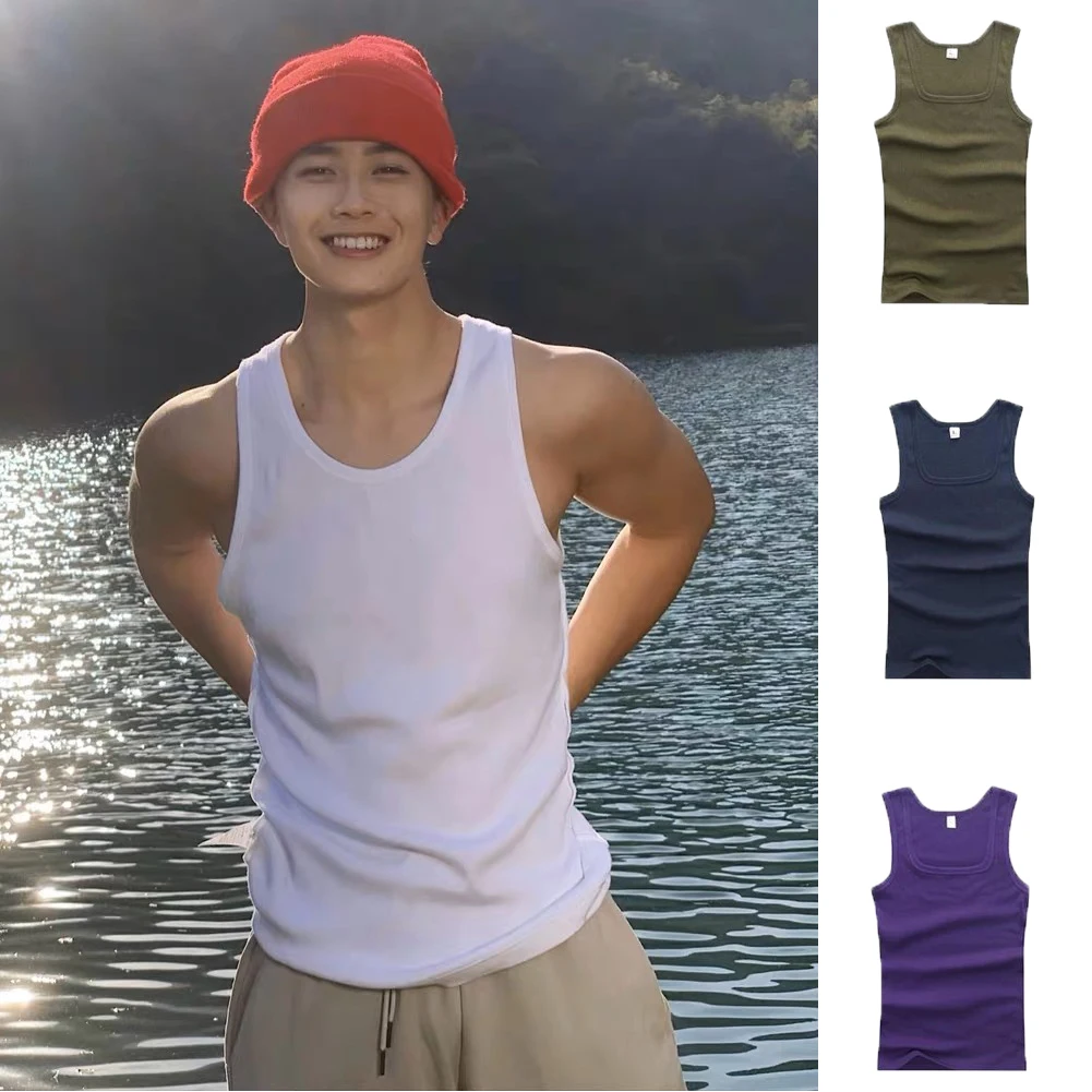 Casual Men's Tank Top Gym Clothing Man Sleeveless Shirt Summer Bodybuilding Vest Gym Fitness Muscle Singlet Clothes T-shirt Hot
Casual Men's Tank Top Gym Clothing Man Sleeveless Shirt Summer Bodybuilding Vest Gym Fitness Muscle Singlet Clothes T-shirt Hot