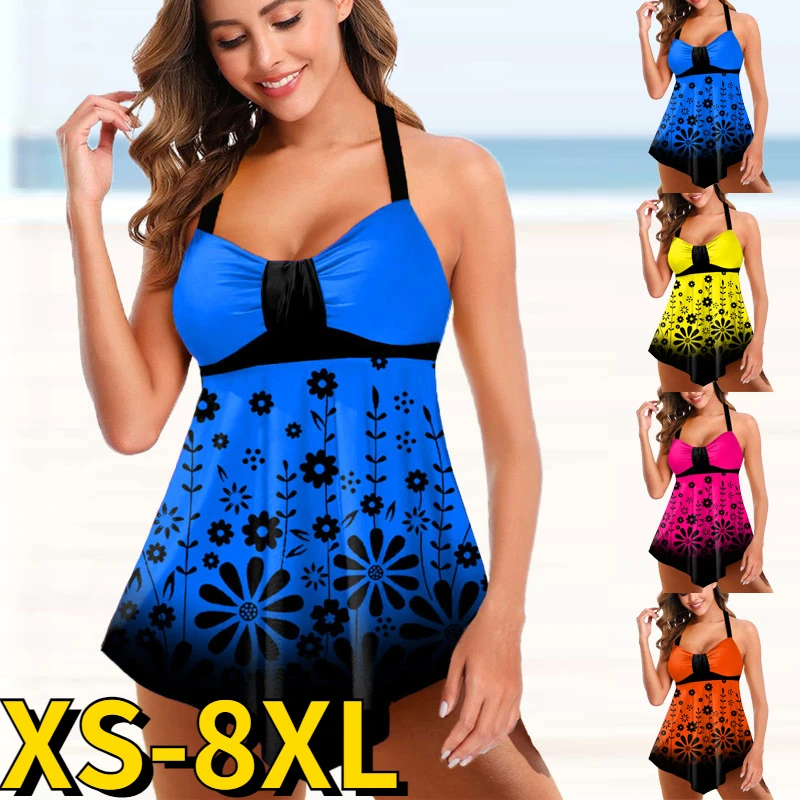 2022 New Flower Printed Swimwear Women High Waist Swimsuit Female Two Pieces Bathing Suit Tankini Swimsuits Sexy Loose Beachwear
2022 New Flower Printed Swimwear Women High Waist Swimsuit Female Two Pieces Bathing Suit Tankini Swimsuits Sexy Loose Beachwear