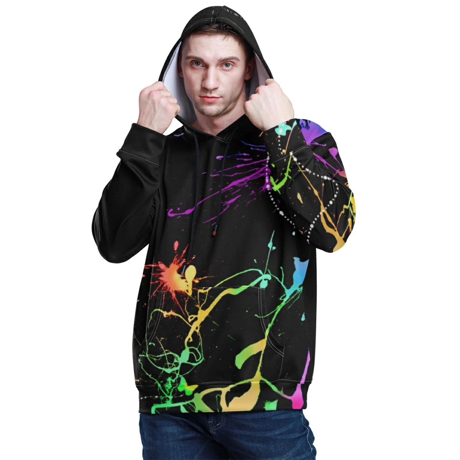 2021 New Men's Casual Pullover Hoodie Fashion 3D Geometric Print Hooded Jacket Casual Sportswear Clothes
2021 New Men's Casual Pullover Hoodie Fashion 3D Geometric Print Hooded Jacket Casual Sportswear Clothes