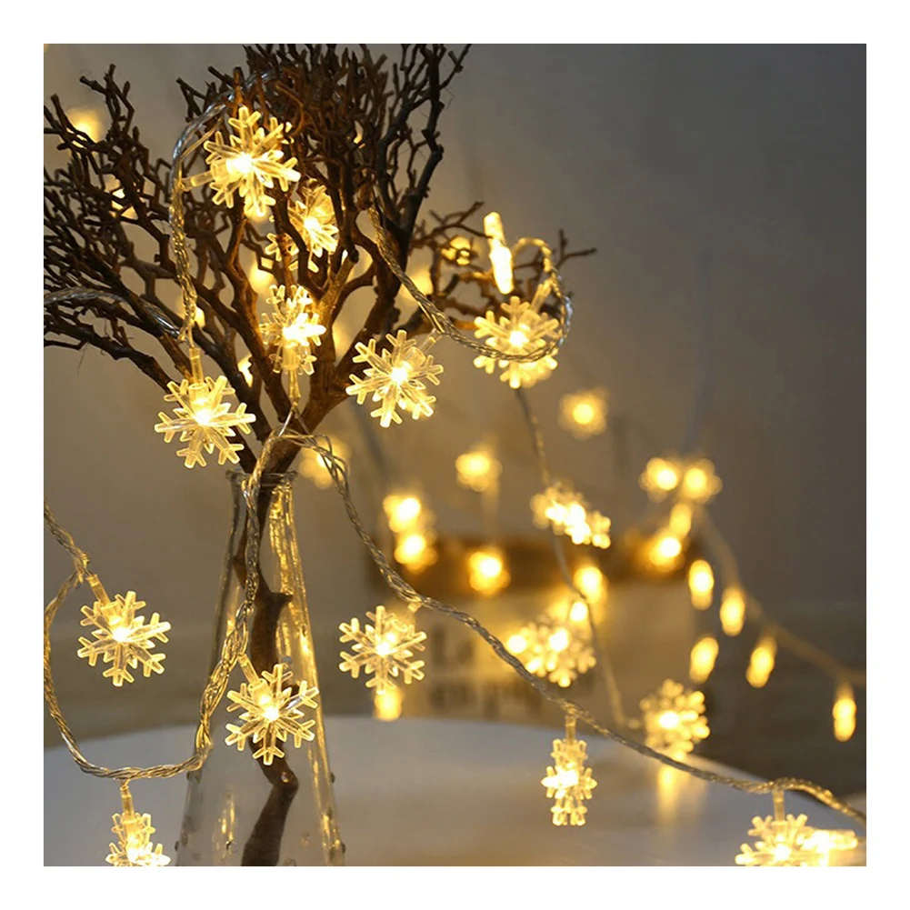 20LED String Fairy Lights Battery Power Snowflake Christmas Tree Party Home Decor String Fairy Lights Accessories
20LED String Fairy Lights Battery Power Snowflake Christmas Tree Party Home Decor String Fairy Lights Accessories