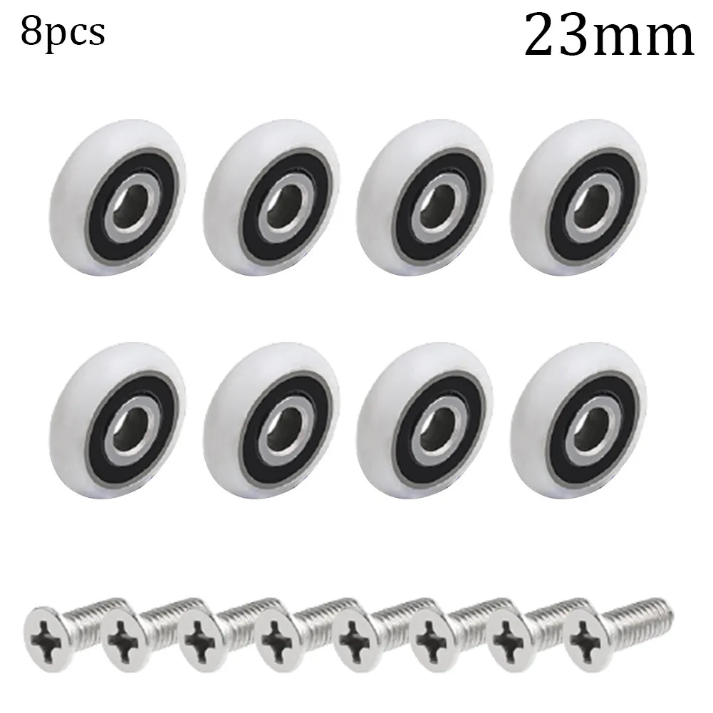 8pcs Replacement Shower Door Roller Runner Wheels 19/23/25mm Wheel Diameter With Screws Bathroom Accessories Hardware
8pcs Replacement Shower Door Roller Runner Wheels 19/23/25mm Wheel Diameter With Screws Bathroom Accessories Hardware