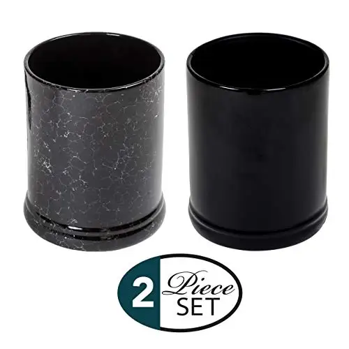 Glossy Black and Marbled Ceramic Stoneware Electric Large Jar Candle Warmer Set of 2
Glossy Black and Marbled Ceramic Stoneware Electric Large Jar Candle Warmer Set of 2