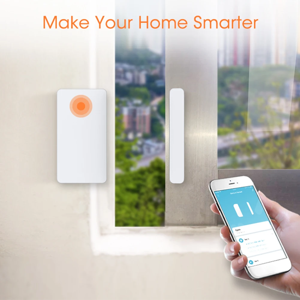 Tuya ZigBee Magnetic Alarm Detector Battery Powered 2.4GHz WiFi Smart Door Sensor Remote Control Replacement for Home Apartment
Tuya ZigBee Magnetic Alarm Detector Battery Powered 2.4GHz WiFi Smart Door Sensor Remote Control Replacement for Home Apartment