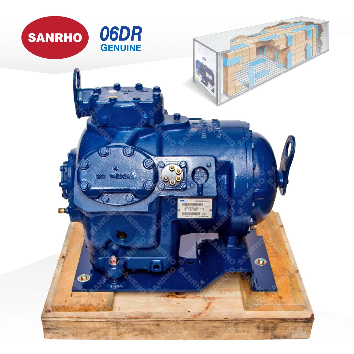 New Carrier Transicold Refrigeration Compressor 06DR241 06DR241ACC06C0 for Reefer Container
New Carrier Transicold Refrigeration Compressor 06DR241 06DR241ACC06C0 for Reefer Container
