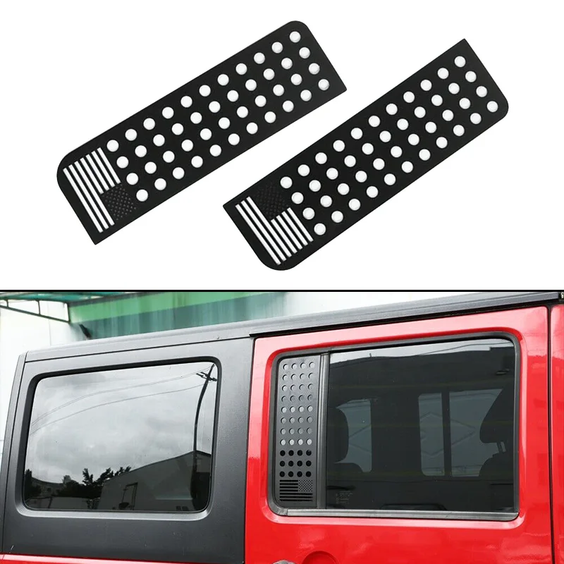 1 Pair Car Rear Door Triangle Glass Cover Trim Fit for Jeep Wrangler JK JKU 2007-2018 2019 2020 2021 2022 Black Aluminum Alloy
1 Pair Car Rear Door Triangle Glass Cover Trim Fit for Jeep Wrangler JK JKU 2007-2018 2019 2020 2021 2022 Black Aluminum Alloy