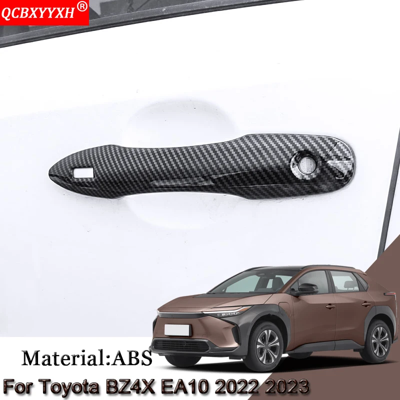 Car Styling ABS Car Door Handle Cover Box Sequins Handle Frame Sticker Auto Exterior Accessories For Toyota BZ4X EA10 2022 2023
Car Styling ABS Car Door Handle Cover Box Sequins Handle Frame Sticker Auto Exterior Accessories For Toyota BZ4X EA10 2022 2023