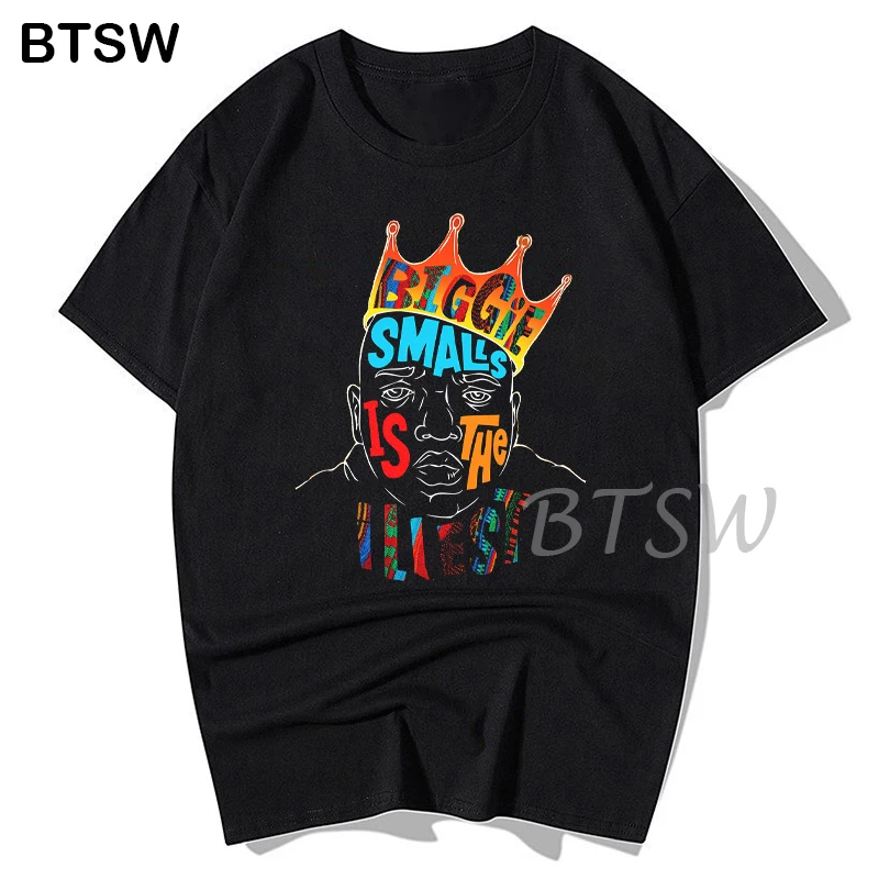 Notorious Big BIGGIE SMALLS T Shirt Men Women High Quality Aesthetic Cool Vintage T-shirt Harajuku Streetwear Hip Hop Tshirts
Notorious Big BIGGIE SMALLS T Shirt Men Women High Quality Aesthetic Cool Vintage T-shirt Harajuku Streetwear Hip Hop Tshirts