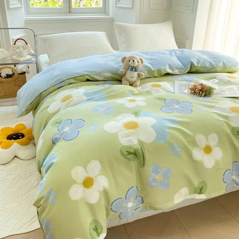1PC Bedding Duvet Cover Set 100% Washed Cotton Linen Like Textured Breathable Durable Soft Comfy, King Size Bedding Set 220x240
1PC Bedding Duvet Cover Set 100% Washed Cotton Linen Like Textured Breathable Durable Soft Comfy, King Size Bedding Set 220x240