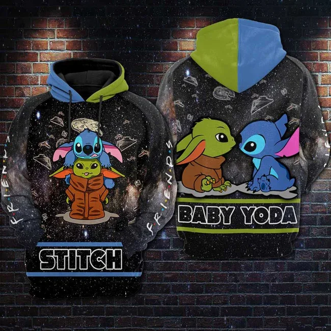 Толстовка с капюшоном Disney, SW Stitch Baby Yoda, черная, синяя, зеленая толстовка, 2022
Толстовка с капюшоном Disney, SW Stitch Baby Yoda, черная, синяя, зеленая толстовка, 2022