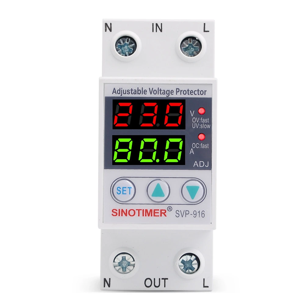 40A 63A 80A DIN-рейка AC230V Домашнее использование Двойной светодиодный дисплей Регулируемое реле защиты от перенапряжения с ограничением тока
40A 63A 80A DIN-рейка AC230V Домашнее использование Двойной светодиодный дисплей Регулируемое реле защиты от перенапряжения с ограничением тока