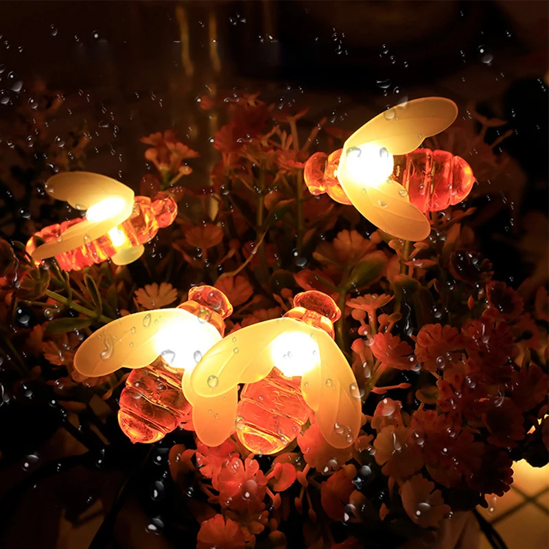 Waterproof Outdoor Garden Honey Bee LED String Lights Fairy Light Battery Operated Garland Lights
Waterproof Outdoor Garden Honey Bee LED String Lights Fairy Light Battery Operated Garland Lights