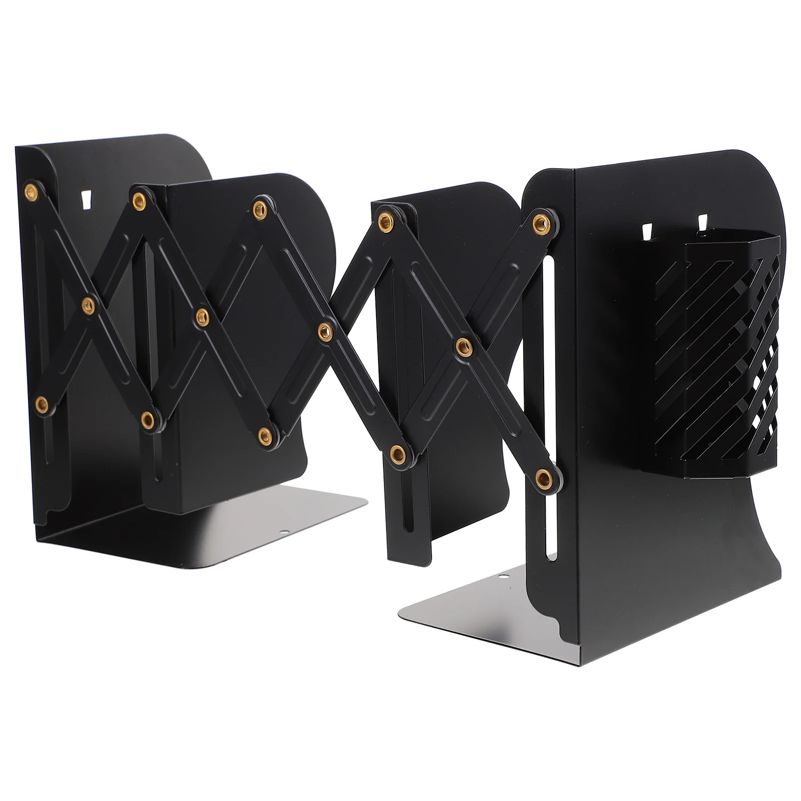 Desktop Bookend Home Storage Rack Organizer Holder Metal Multi-grid Office Tabletop Bookends Heavy Bookends 
Desktop Bookend Home Storage Rack Organizer Holder Metal Multi-grid Office Tabletop Bookends Heavy Bookends
