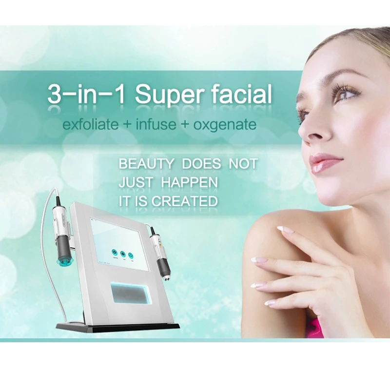 3 in 1 Newest Hydrofacial Beauty Machine Oxygen Skin Rejuvenation Facial Tightening Machine For Skin Whitening
3 in 1 Newest Hydrofacial Beauty Machine Oxygen Skin Rejuvenation Facial Tightening Machine For Skin Whitening