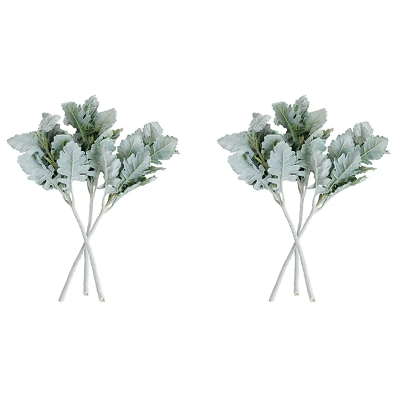 20 Pcs Artificial Flocked Lambs Ear Leaves Dusty Miller Stems Flocked Oak Leaves Lamb's Ear Leaf For Home Wedding
20 Pcs Artificial Flocked Lambs Ear Leaves Dusty Miller Stems Flocked Oak Leaves Lamb's Ear Leaf For Home Wedding