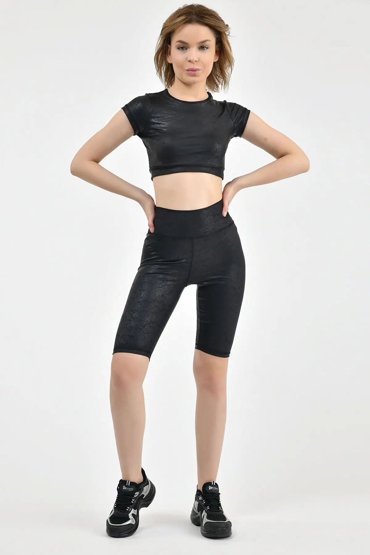 Women's Leggings Yoga Pants with Biker Shorts Crop Top Two Psc Suit Leather Pattern 2022 Top Summer Leggings
Women's Leggings Yoga Pants with Biker Shorts Crop Top Two Psc Suit Leather Pattern 2022 Top Summer Leggings