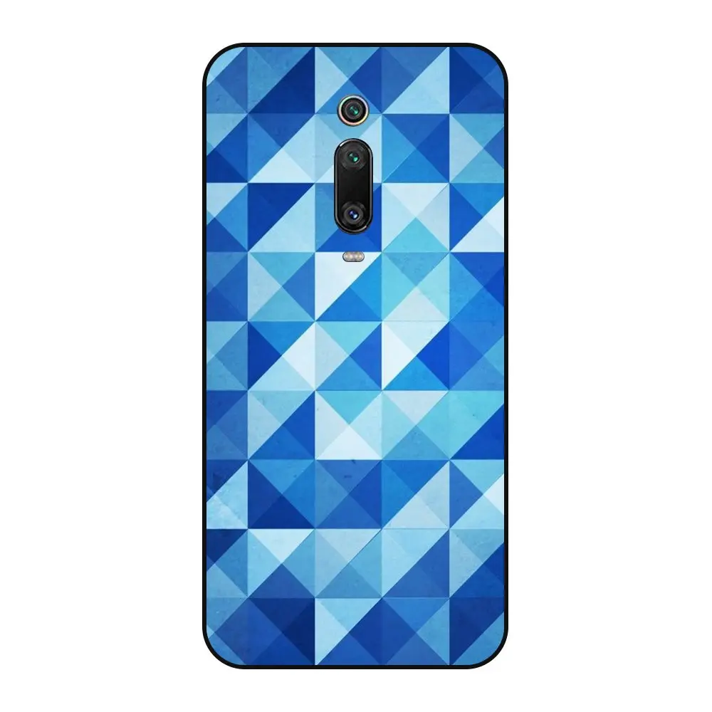 Мягкий чехол для телефона с рисунком Пейзажа Xiaomi Mi 9T черные чехлы 3D сотового из