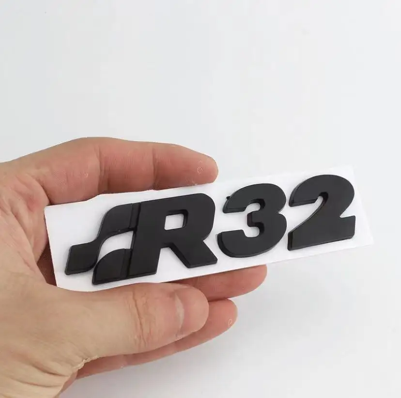 MK4 R32 Chrome Grill Badge R32 Logo Inscription Genuine OEM for GOLF Part Car Emblem Fender Side Rear Trunk Badge Logo Sticker
MK4 R32 Chrome Grill Badge R32 Logo Inscription Genuine OEM for GOLF Part Car Emblem Fender Side Rear Trunk Badge Logo Sticker