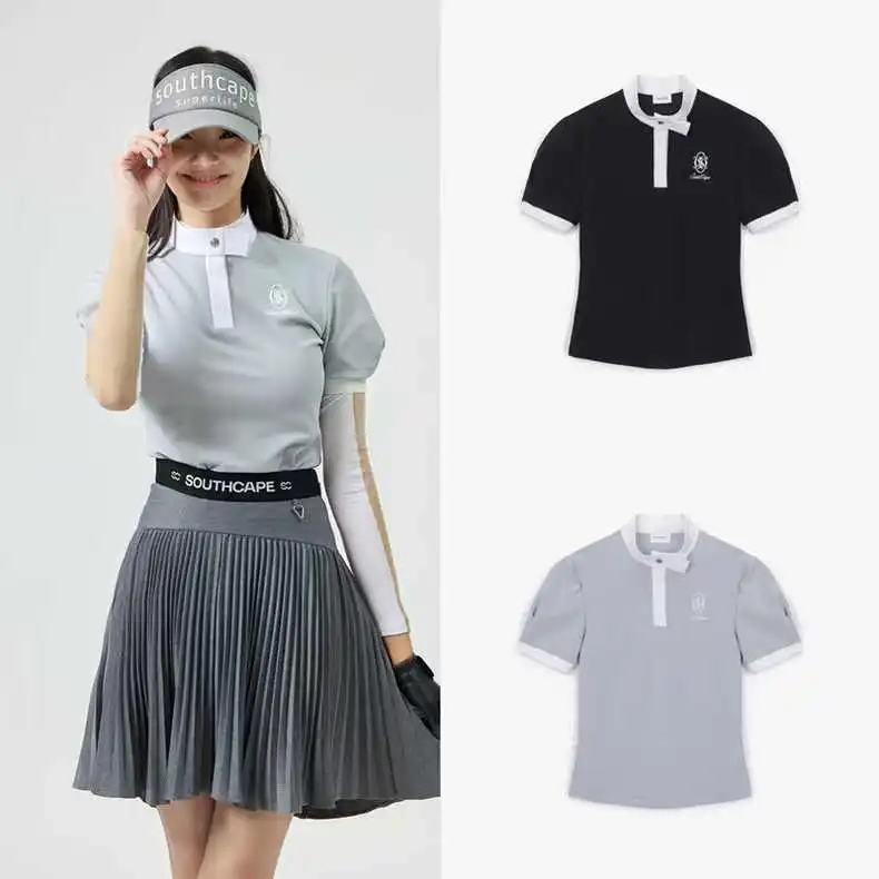 Summer New Golf Jersey Women's Leisure Sports Slim Fit Polo Neck Short Sleeve Versatile Top T-shirt POLO Shirt
Summer New Golf Jersey Women's Leisure Sports Slim Fit Polo Neck Short Sleeve Versatile Top T-shirt POLO Shirt
