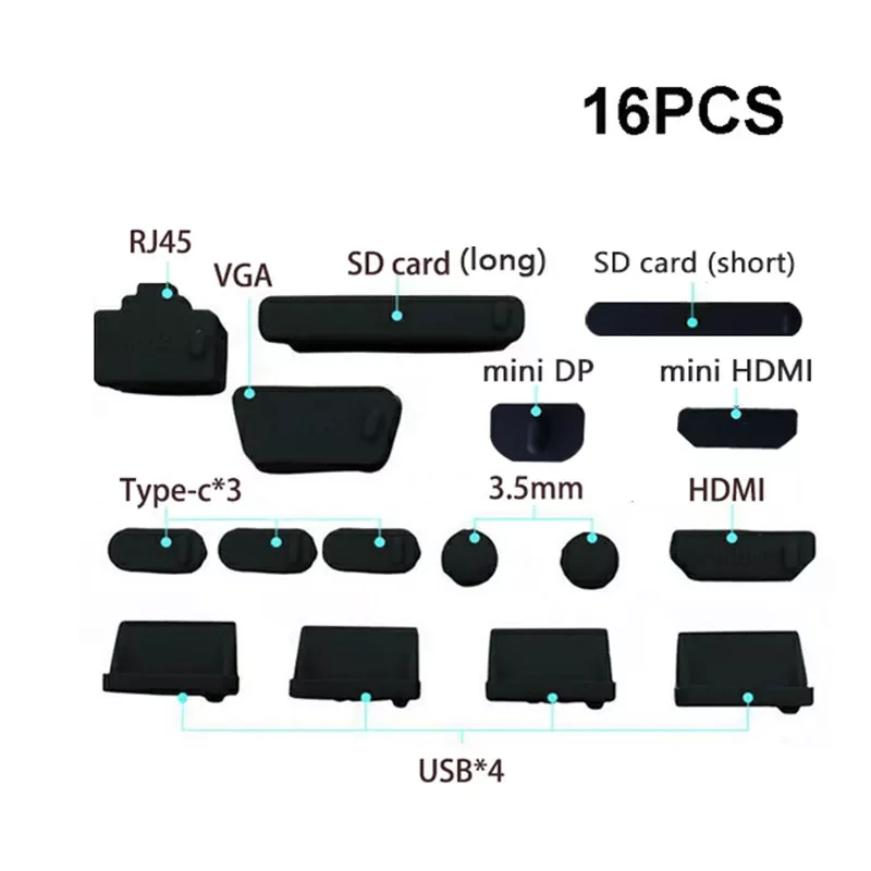 Notebook Anti Dust Plug 16Pcs High Quality Laptop Cover Protective Stopper Dust Plug Usb Computer Dustproof Plug
Notebook Anti Dust Plug 16Pcs High Quality Laptop Cover Protective Stopper Dust Plug Usb Computer Dustproof Plug