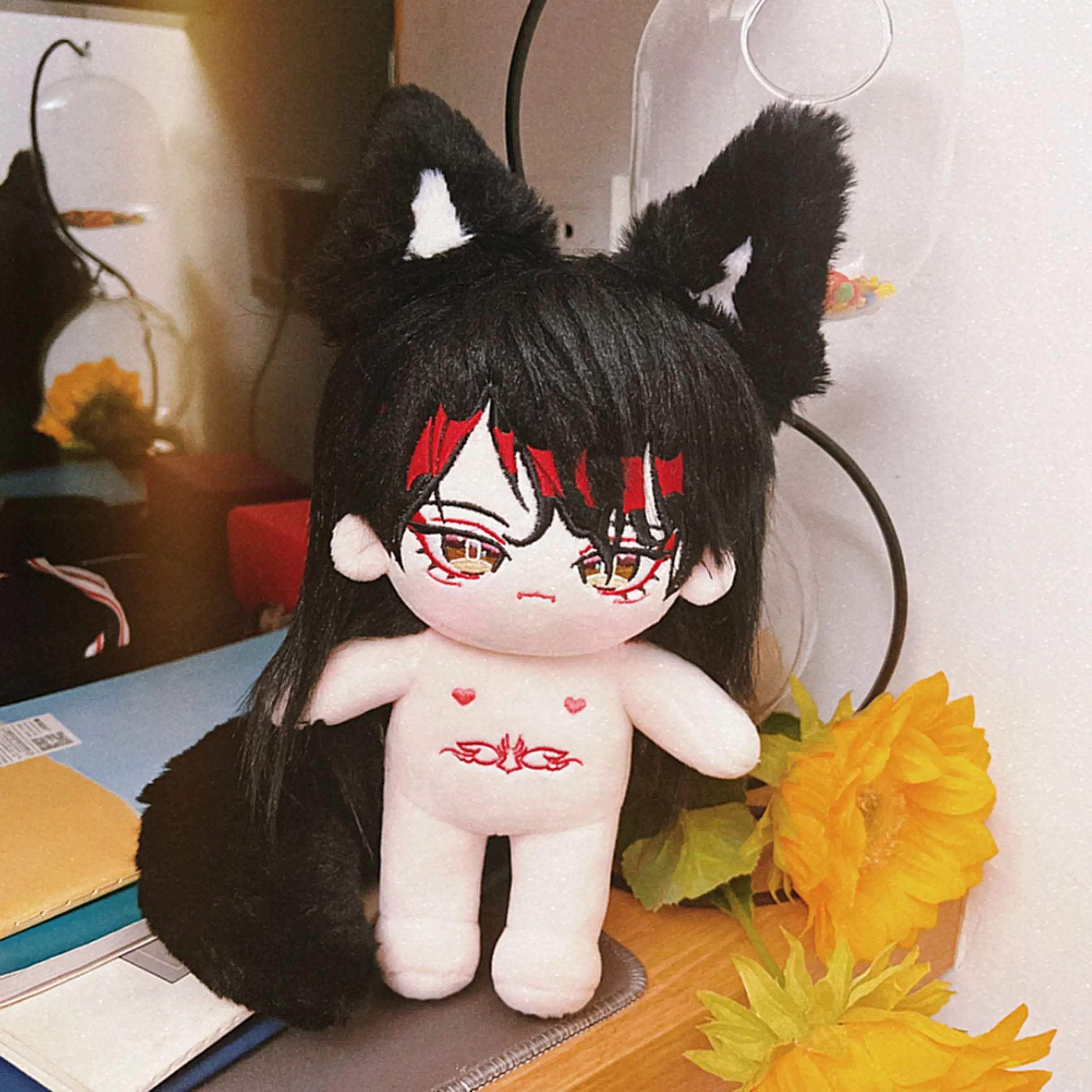 Game Luxiem Vtuber Vox Akuma Cosplay 20cm Cute Beast Ear Tail Plush Stuffed Doll Body Toy Cute Pillow Fan Xmas Gift
Game Luxiem Vtuber Vox Akuma Cosplay 20cm Cute Beast Ear Tail Plush Stuffed Doll Body Toy Cute Pillow Fan Xmas Gift