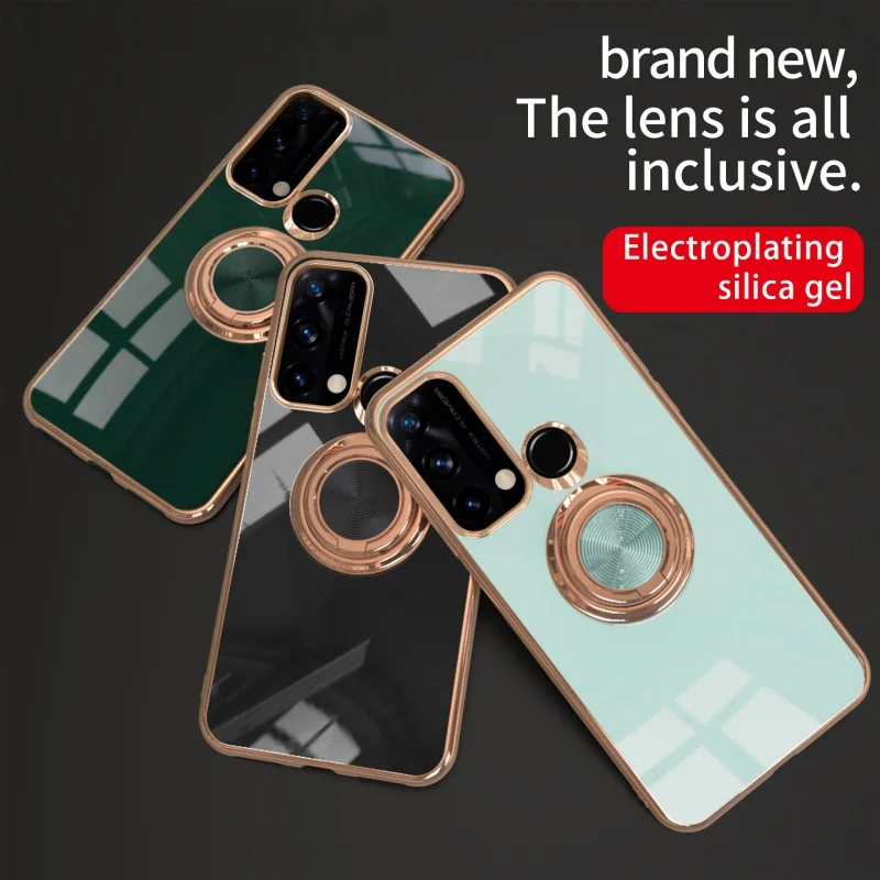 Phone Case For OPPO Reno 5AJapanese Version Electroplating Case Ring Buckle Car Magnetic Absorption TPU
Phone Case For OPPO Reno 5AJapanese Version Electroplating Case Ring Buckle Car Magnetic Absorption TPU