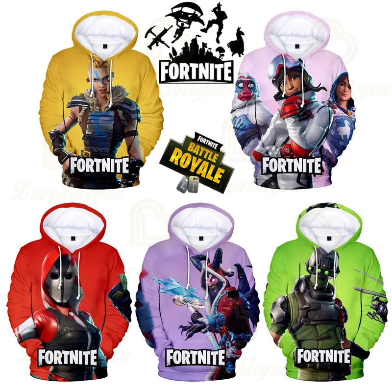 

Fortnite Women Sweatshirt Victory 6 To 19 Years Kids Teen Clothes Hero Hoodie Cartoon Battle Royale 3D Hoodie Boys Girls Tops