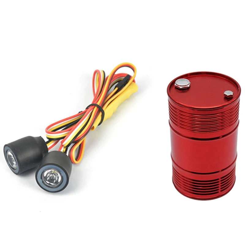 Angel Eye Colorful LED Headlight For 1/10 Axial SCX10 D90 Jeep & Metal Oil Drum Fuel Tank For 1/10 RC4WD D90 SCX10
Angel Eye Colorful LED Headlight For 1/10 Axial SCX10 D90 Jeep & Metal Oil Drum Fuel Tank For 1/10 RC4WD D90 SCX10