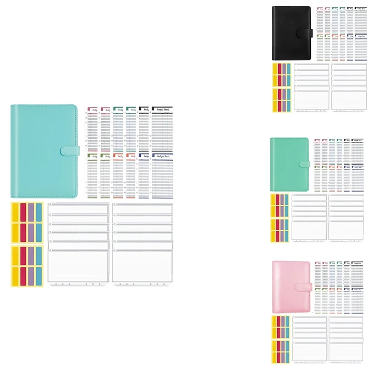A6 Budget Binder Money Saving Cash Envelopes System Cover,Waterproof Clear Binder Pockets,Expense Budget Planner
A6 Budget Binder Money Saving Cash Envelopes System Cover,Waterproof Clear Binder Pockets,Expense Budget Planner