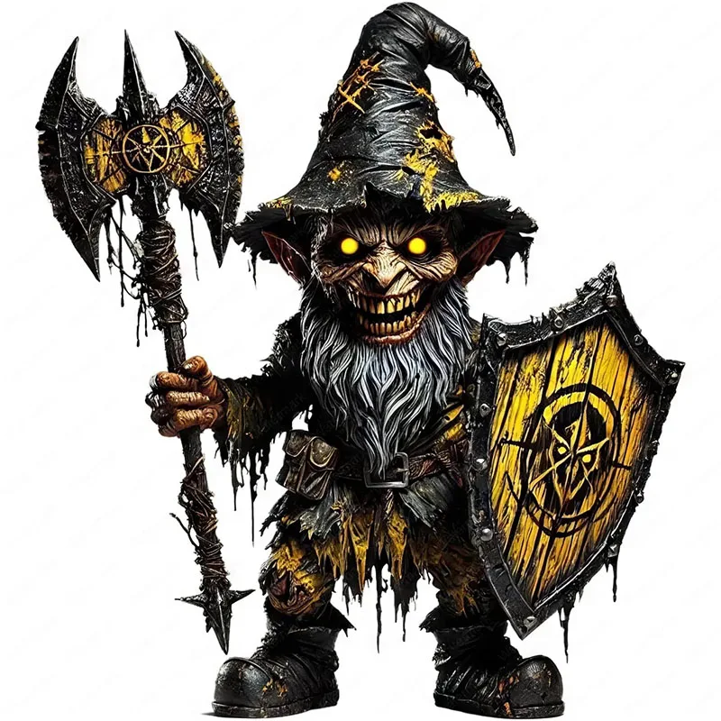 Съемная наклейка Horror Gnome из ПВХ 
Съемная наклейка Horror Gnome из ПВХ