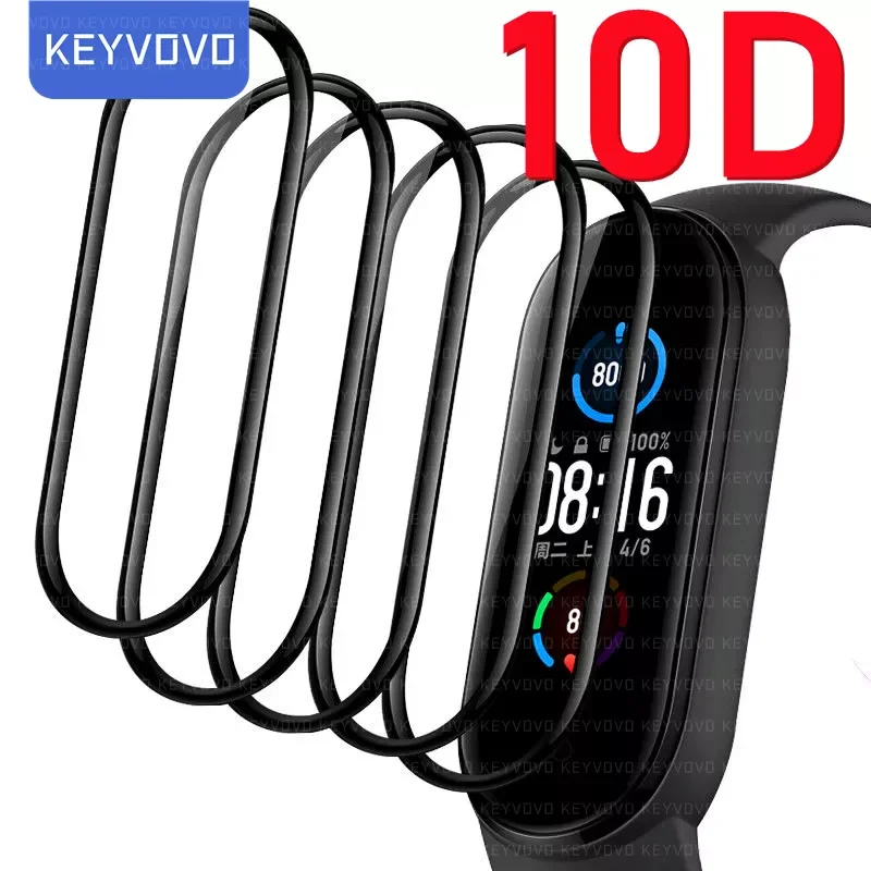 10D Protective Glass for Xiaomi Mi Band 6 5 7 4 Screen Protector for Miband 6 5 4 Smart Watchband 4 band5 Soft Film 1/2/3/5PCS
10D Protective Glass for Xiaomi Mi Band 6 5 7 4 Screen Protector for Miband 6 5 4 Smart Watchband 4 band5 Soft Film 1/2/3/5PCS