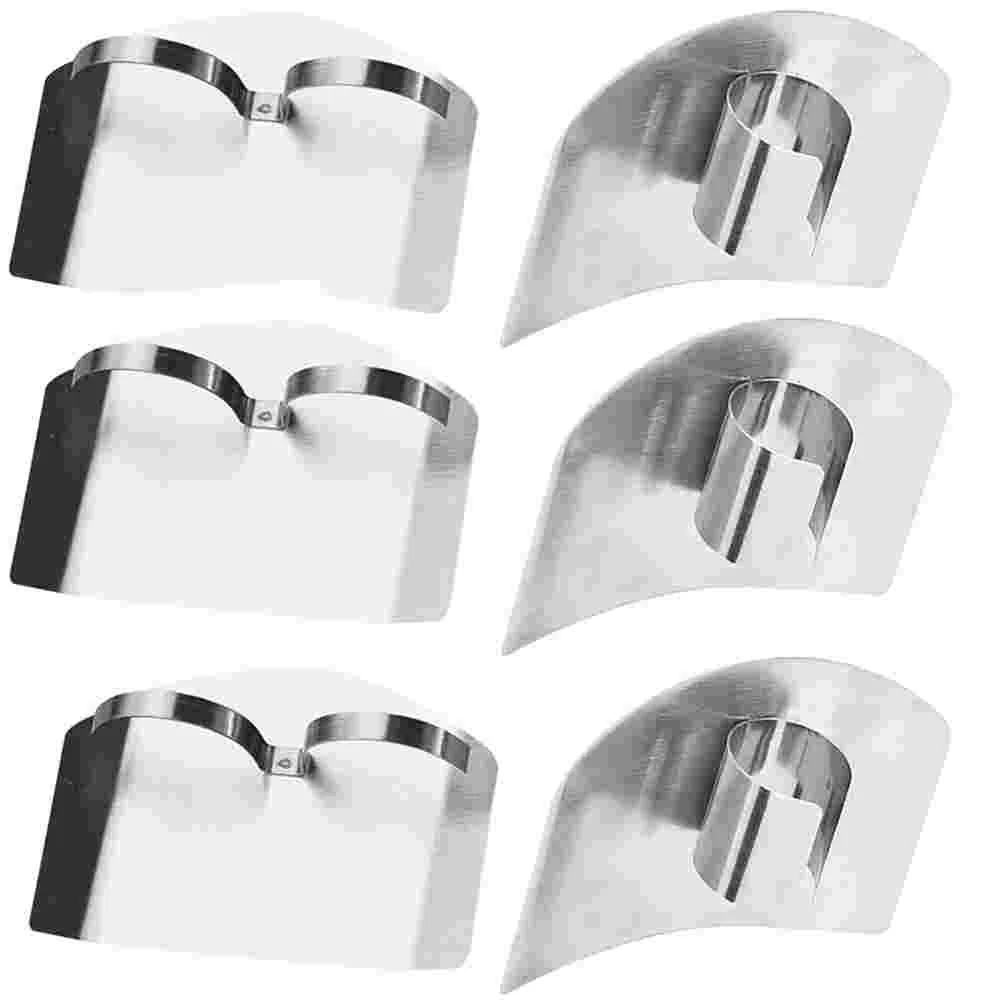 6 Pcs Tools Stainless Steel Hand-Guard Small Finger Protector Food Cutting Protectors
6 Pcs Tools Stainless Steel Hand-Guard Small Finger Protector Food Cutting Protectors