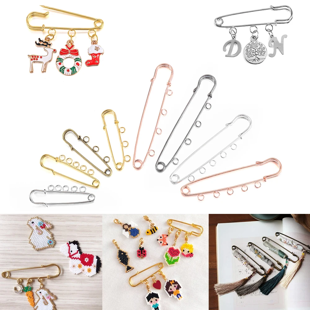 10Pcs Safety Pins Brooch Blank Base Brooch Pins 50/80/90mm Pins 3/5 Holes Jewelry Pin For Jewelry Making Supplies Accessories
10Pcs Safety Pins Brooch Blank Base Brooch Pins 50/80/90mm Pins 3/5 Holes Jewelry Pin For Jewelry Making Supplies Accessories