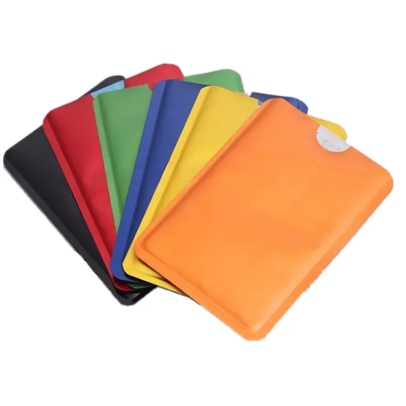 20pcs Anti Scan Card Sleeve Protector IC Bank Credit ID Card Protective Cover Case Foil Holder Anti-Scan RFID Sleeve
20pcs Anti Scan Card Sleeve Protector IC Bank Credit ID Card Protective Cover Case Foil Holder Anti-Scan RFID Sleeve