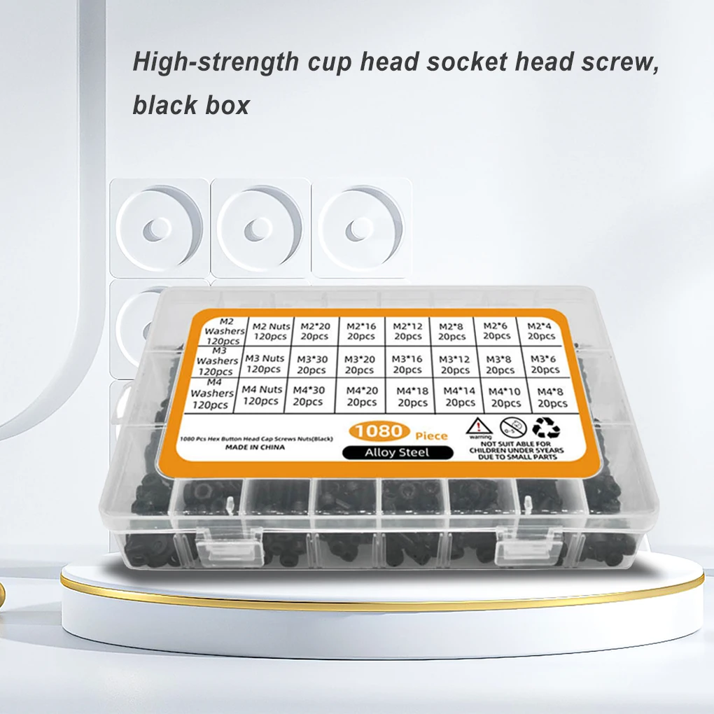 Болты с шестигранным винтом для работ по дереву, 1080 шт.
Болты с шестигранным винтом для работ по дереву, 1080 шт.