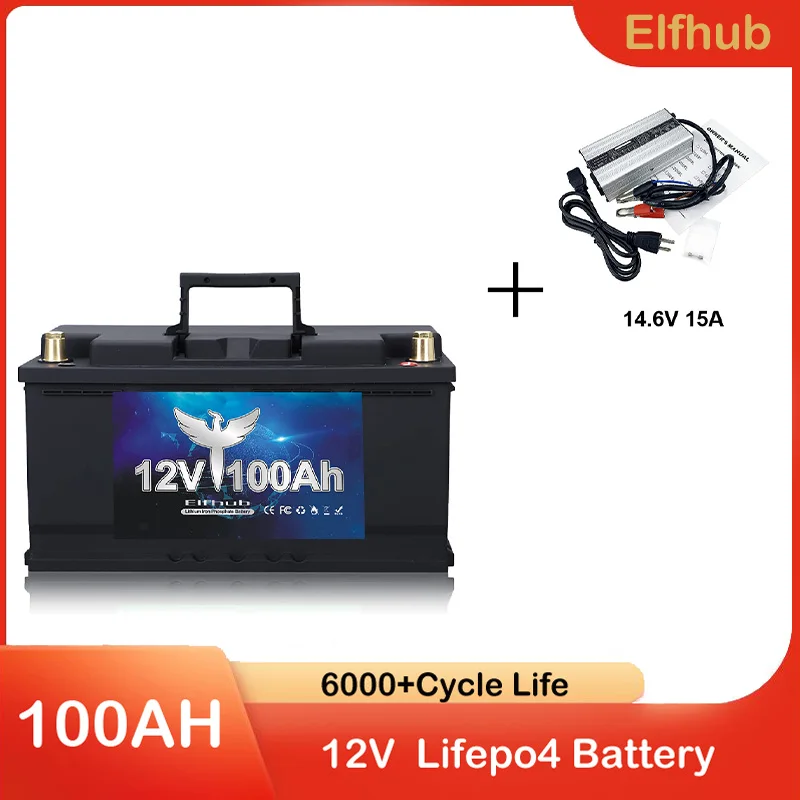 Elfhub 12 В 100 Ач LiFePO4 батарея встроенная фотобатарея для замены большинства резервных источников питания для домашнего хранения энергии автоно...
Elfhub 12 В 100 Ач LiFePO4 батарея встроенная фотобатарея для замены большинства резервных источников питания для домашнего хранения энергии автоно...