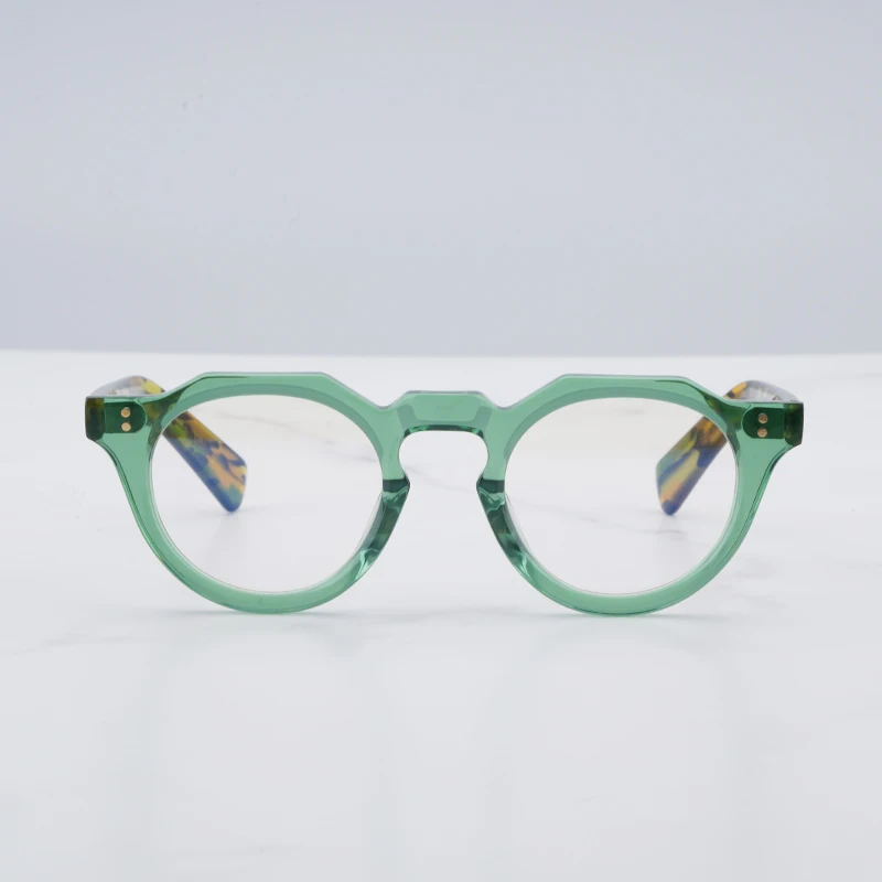 High Quality Acetate Eyeglasses for Women Men Fashionable Round Design Colorful Optical Glasses
High Quality Acetate Eyeglasses for Women Men Fashionable Round Design Colorful Optical Glasses