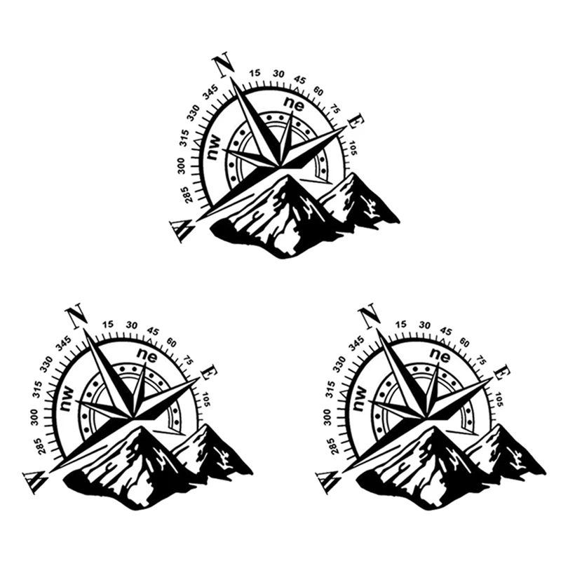 3Pcs Car Off-Road SUV Side Body Sticker Compass Mountain Decals Sticker For SUV Off-Road Jeep Waterproof Ford
3Pcs Car Off-Road SUV Side Body Sticker Compass Mountain Decals Sticker For SUV Off-Road Jeep Waterproof Ford