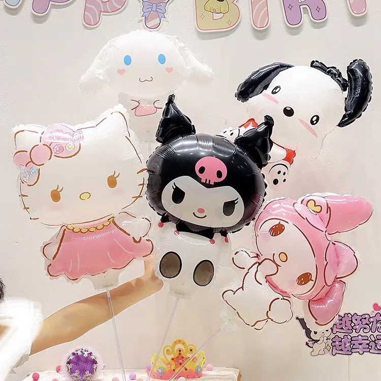 Милый мультяшный шар Kuromi в стиле аниме My Melody Cinnamoroll для девочек и детей фотография