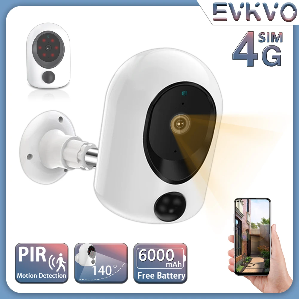 3MP 4G SIM Card Mini Surveillance Camera 6000mAh Rechargeable Battery IR Night Camera Security Video Waterproof Small IP Camera
3MP 4G SIM Card Mini Surveillance Camera 6000mAh Rechargeable Battery IR Night Camera Security Video Waterproof Small IP Camera